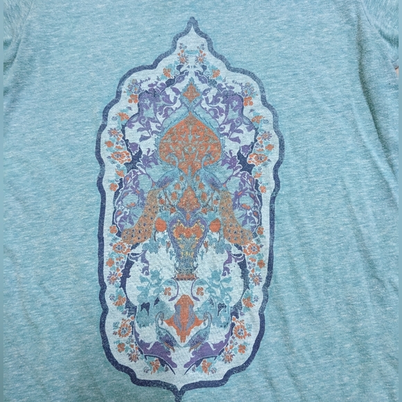 Lucky Brand Blue Tee Shirt - Picture 6 of 7